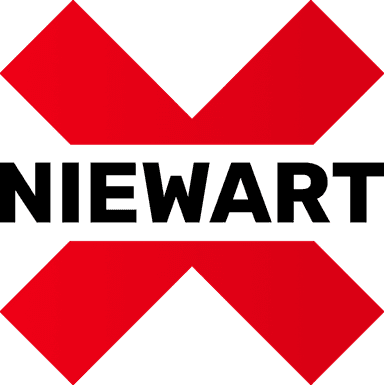 NIEWART logo — wersja jasna (na jasne tło)